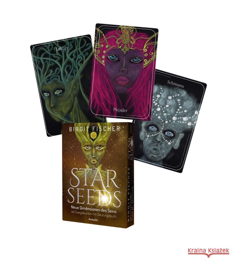 Starseeds-Karten. Neue Dimensionen des Seins Fischer, Birgit 4250939400136 Ansata