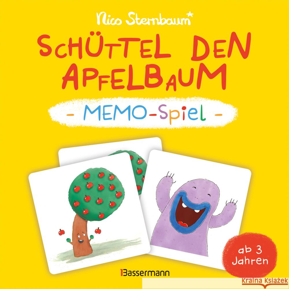 Schüttel den Apfelbaum  - Memo-Spiel mit 40 Spielkarten im Karton. Ab 3 Jahren Sternbaum, Nico 4250940200251