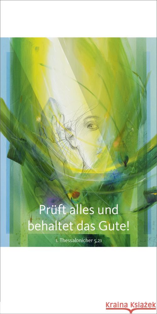 Jahreslosung Münch 2025, Faltkarte mit Betrachtung (10er-Set) Münch, Eberhard 4251693903765