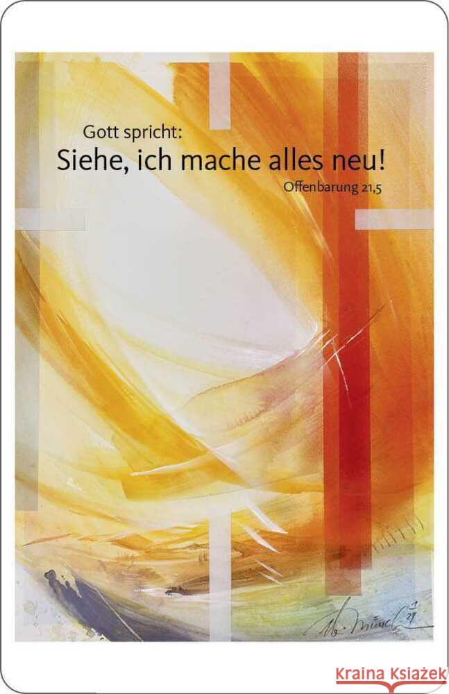 Jahreslosung Münch 2026, Kalender im Scheckkartenformat (10er-Set) Münch, Eberhard 4251693904939