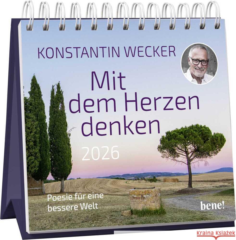 Wochenkalender 2026: Mit dem Herzen denken Wecker, Konstantin 4251693905219