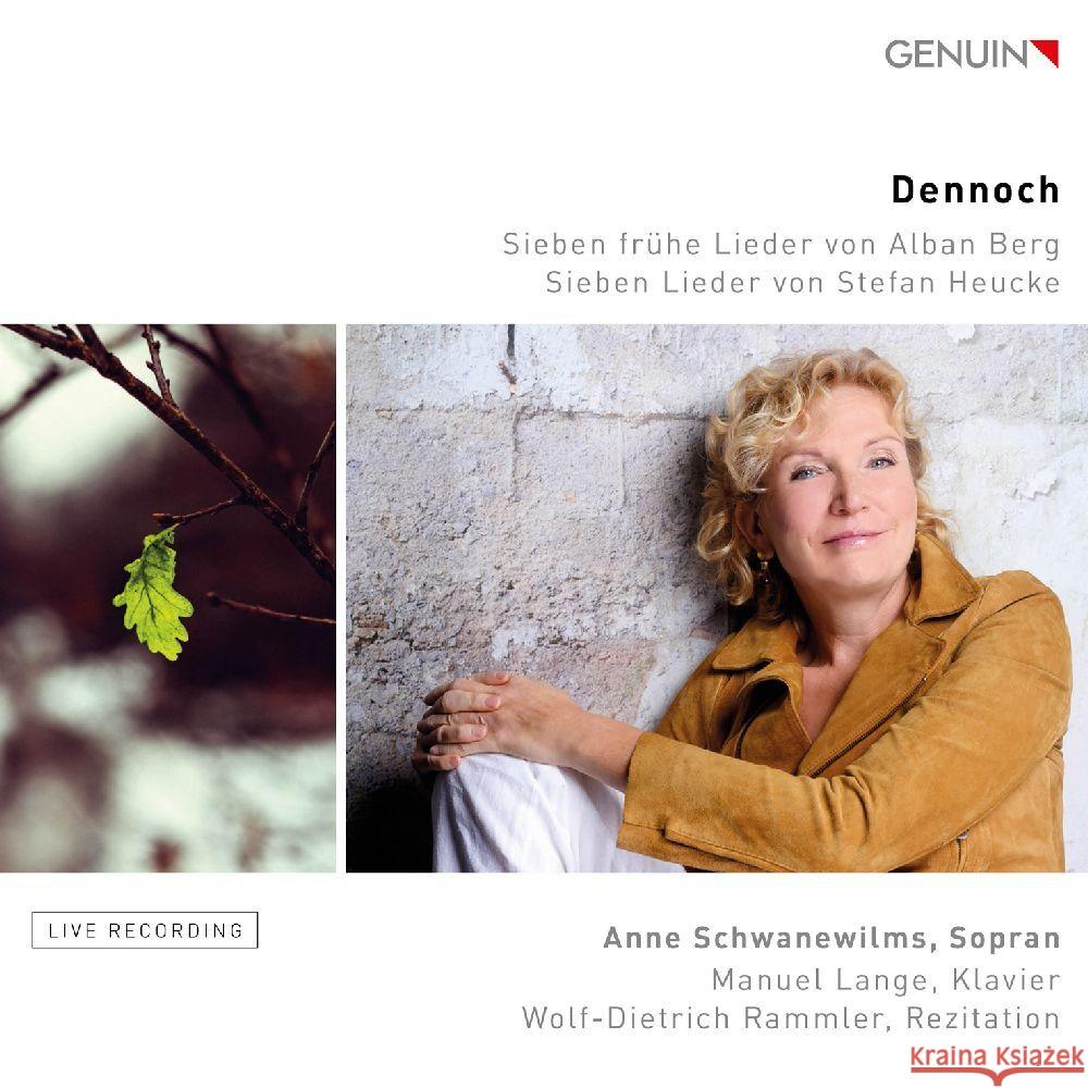 Dennoch - Lieder, 1 Audio-CD Berg, Alban, Heucke, Stefan 4260036258080 Genuin