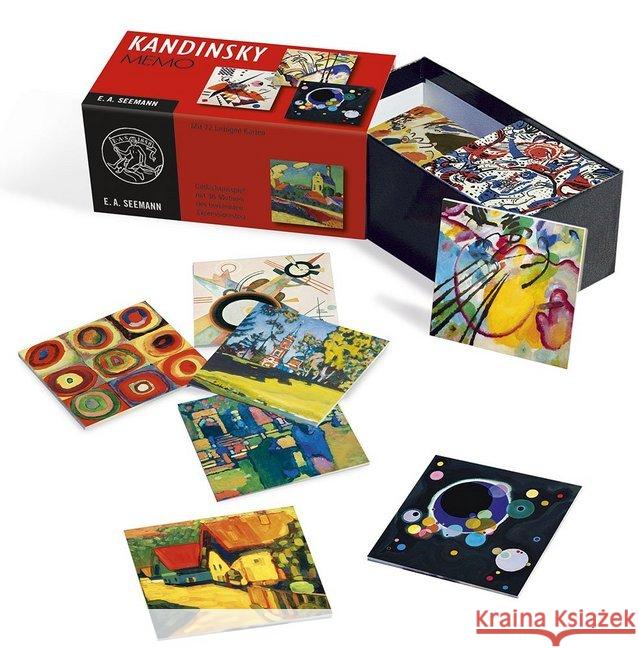 Kandinsky. Memo (Spiel) : Gedächtnisspiel mit 36 Motiven des berühmten Expressionisten Kandinsky, Wassily 4260044151137