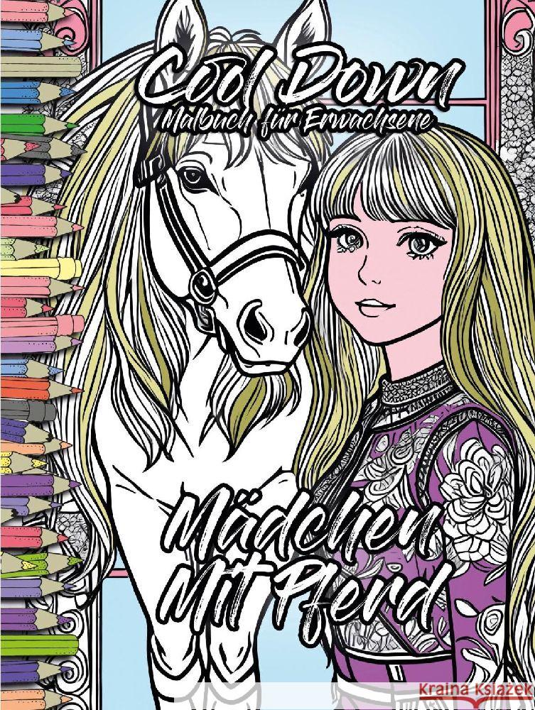 Cool Down | Malbuch für Erwachsene: Mädchen mit Pferd Herpers, York P. 4260068867793