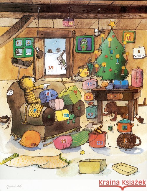 Adventskalender Weihnachtszimmer : Mit 24 Türchen Janosch 4260168859285