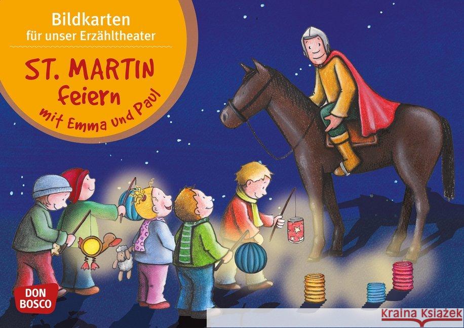 St. Martin feiern mit Emma und Paul, Kamishibai Bildkartenset : Entdecken. Erzählen. Begreifen Lehner, Monika 4260179510526