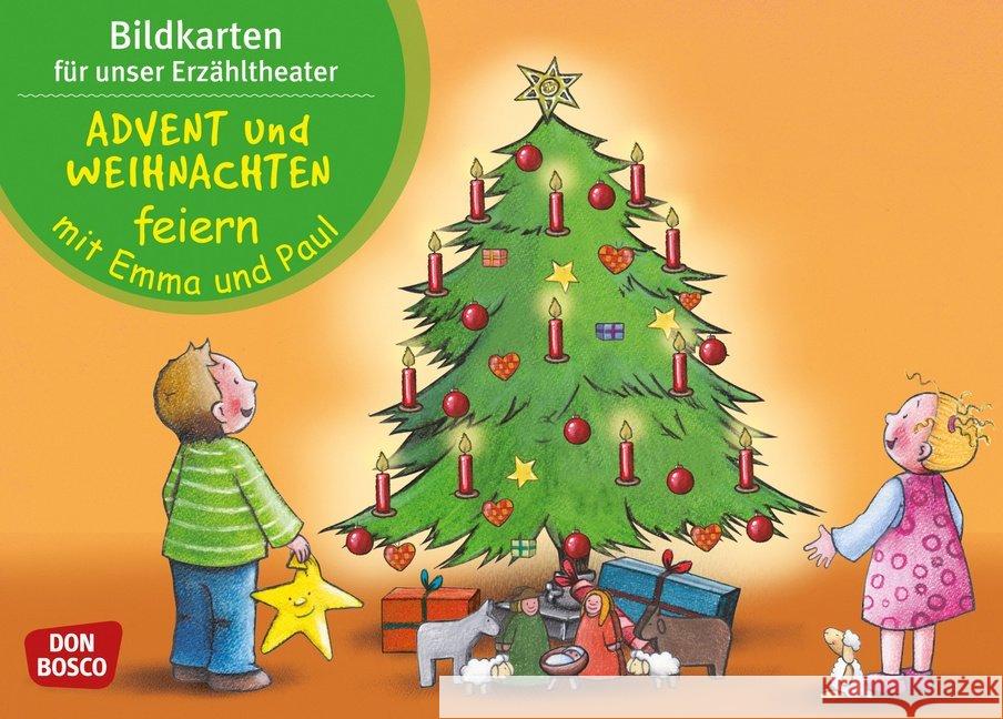 Advent und Weihnachten feiern mit Emma und Paul, Kamishibai Bildkartenset : Entdecken. Erzählen. Begreifen Lehner, Monika 4260179510588