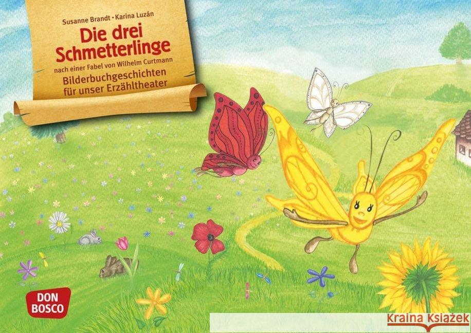 Die drei Schmetterlinge, Kamishibai Bildkartenset : Entdecken. Erzählen. Begreifen. Mit QR-Code Brandt, Susanne, Curtmann, Wilhelm 4260179513206