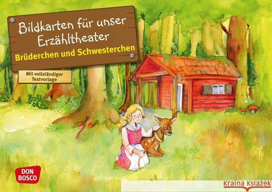 Brüderchen und Schwesterchen, Kamishibai Bildkartenset : Entdecken. Erzählen. Begreifen Grimm, Wilhelm, Grimm, Jacob 4260179514098 Don Bosco Medien