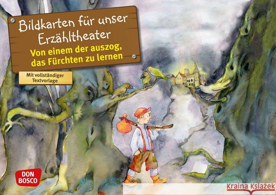 Von einem, der auszog, das Fürchten zu lernen : Entdecken. Erzählen. Begreifen. Kamishibai Bildkartenset Grimm, Wilhelm, Grimm, Jacob 4260179514456 Don Bosco Medien