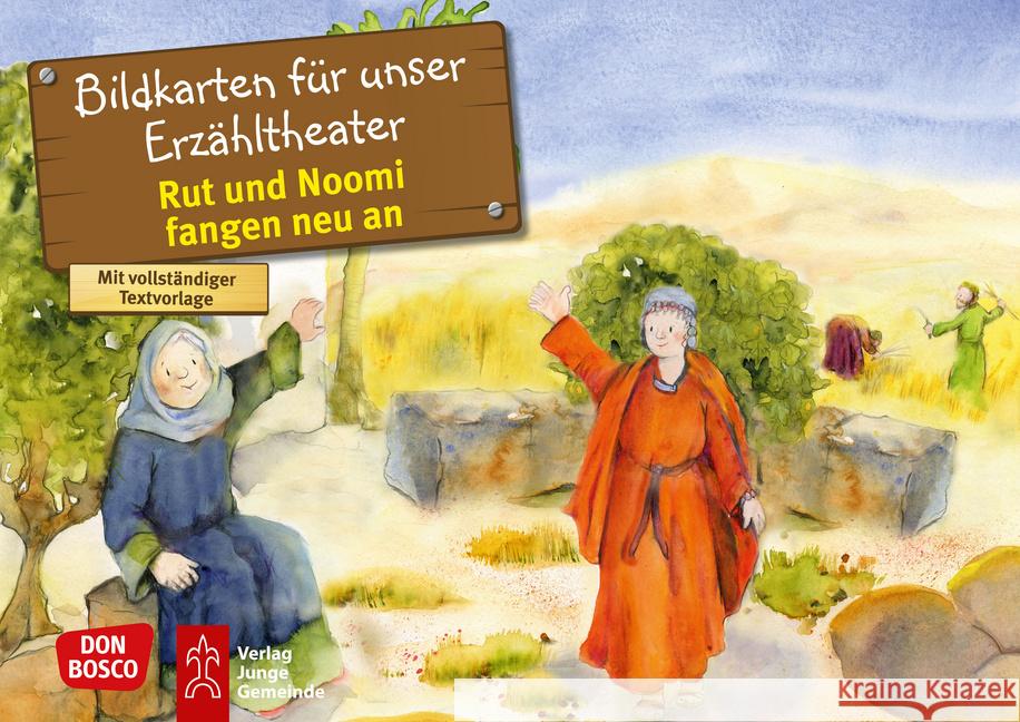 Rut und Noomi fangen neu an. Kamishibai Bildkartenset : Entdecken. Erzählen. Begreifen: Kinderbibelgeschichten Brandt, Susanne 4260179514944