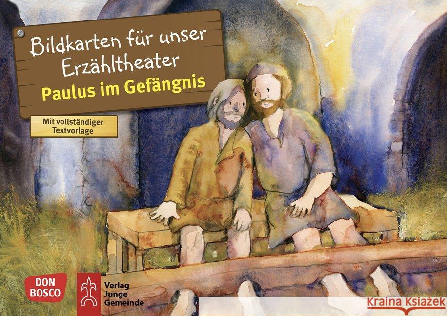 Paulus im Gefängnis. Kamishibai Bildkartenset : Entdecken - Erzählen - Begreifen: Kinderbibelgeschichten. Mit vollständiger Textvorlage Nommensen, Klaus-Uwe 4260179515149