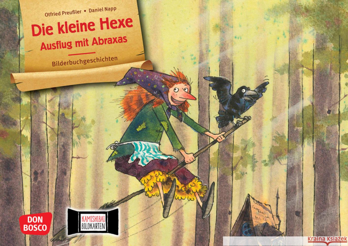 Die kleine Hexe: Ausflug mit Abraxas. Kamishibai Bildkartenset. Preußler, Otfried 4260179516139