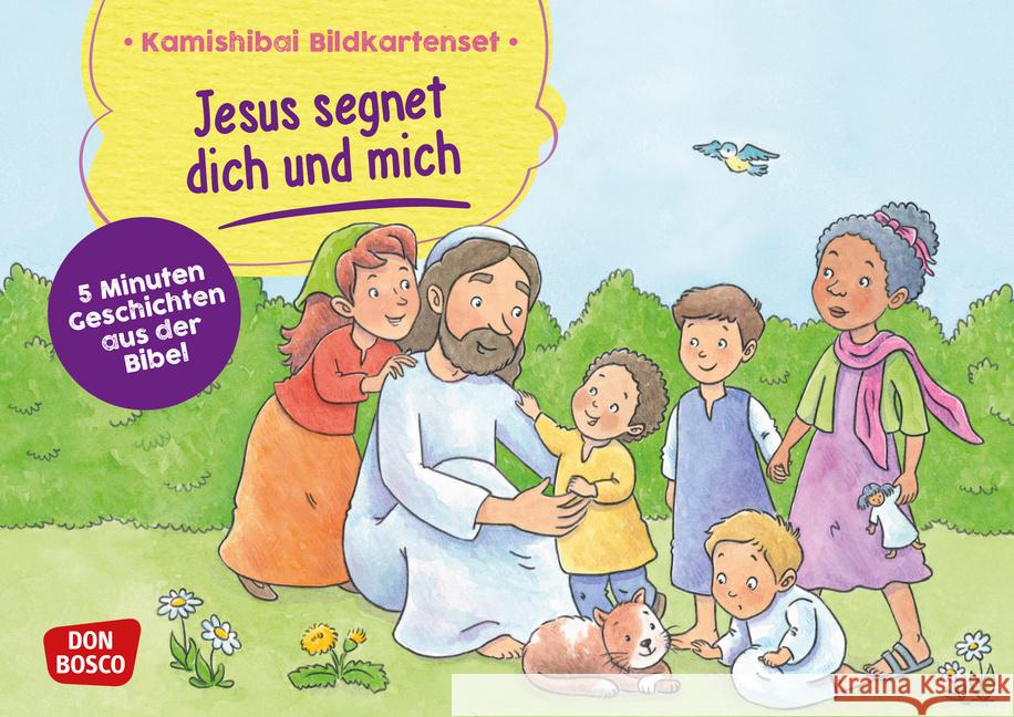 Jesus segnet dich und mich. Kamishibai Bildkartenset Hebert, Esther, Rensmann, Gesa 4260179516399