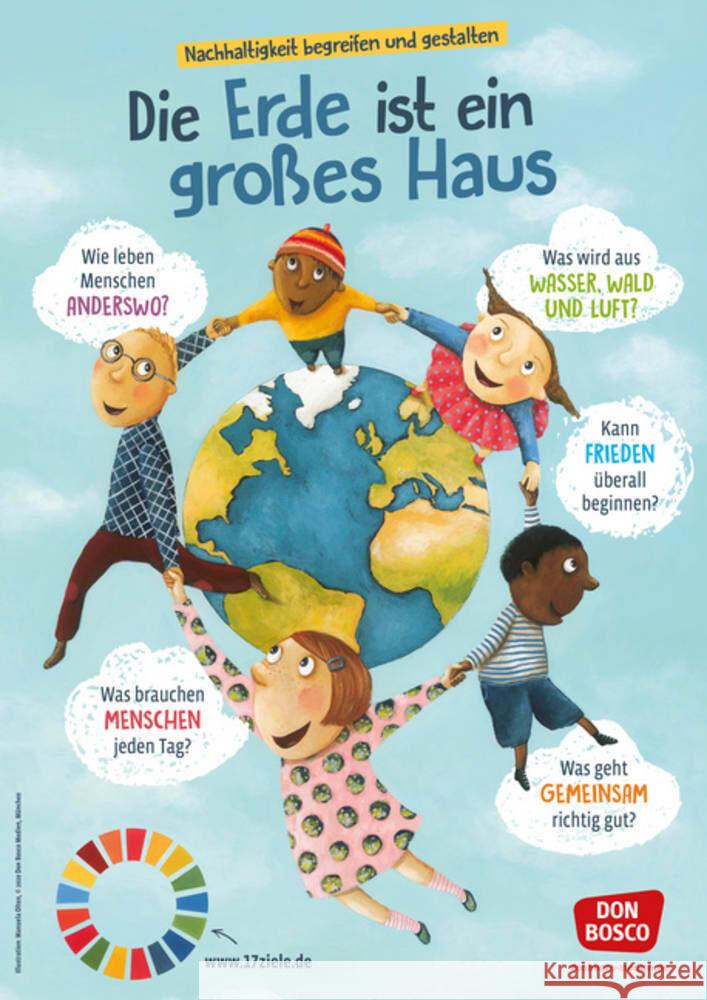 Die Erde ist ein großes Haus (Poster) Brandt, Susanne 4260179516832