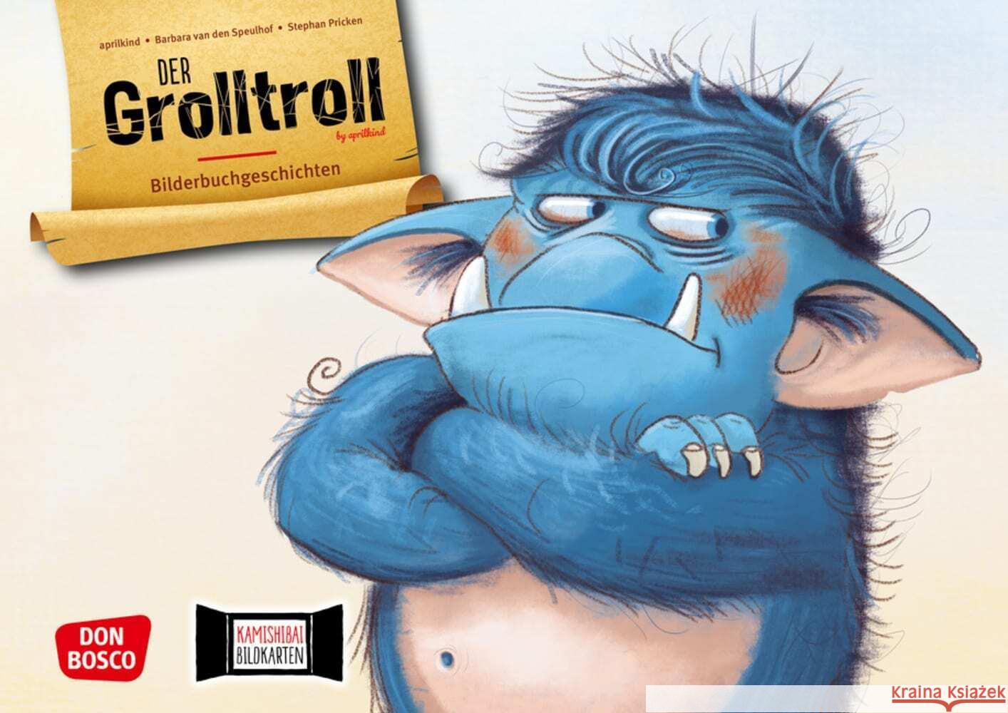 Der Grolltroll by aprilkind. Kamishibai Bildkartenset van den Speulhof, Barbara 4260179516962 Don Bosco Medien