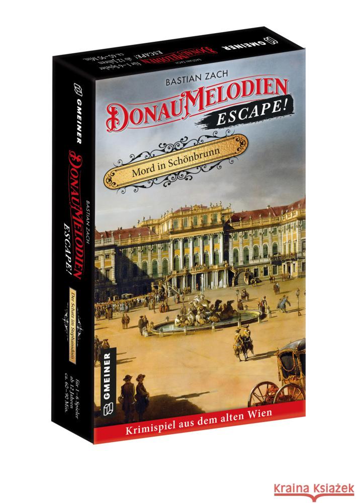 Donaumelodien Escape - Mord in Schönbrunn Zach, Bastian 4260220581840 Gmeiner-Verlag