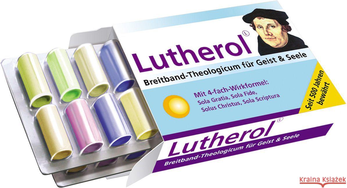 Lutherol, Geschenkbox (imitiert Arzneimittel-Schachtel) : Breitband Theologicum für Geist und Seele Luther, Martin 4260240876087 Claudius