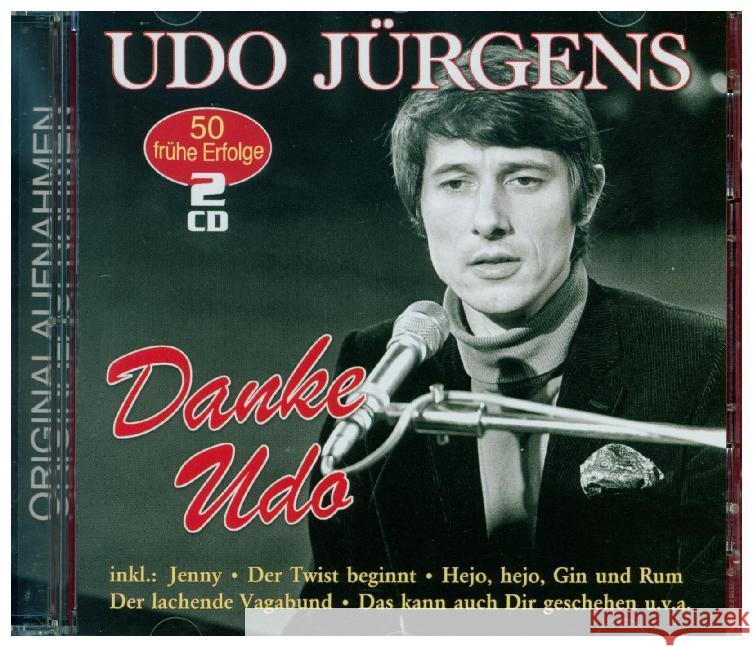 Danke Udo - 50 frühe Erfolge, 2 Audio-CD Jürgens, Udo 4260320877270 Spectre Records