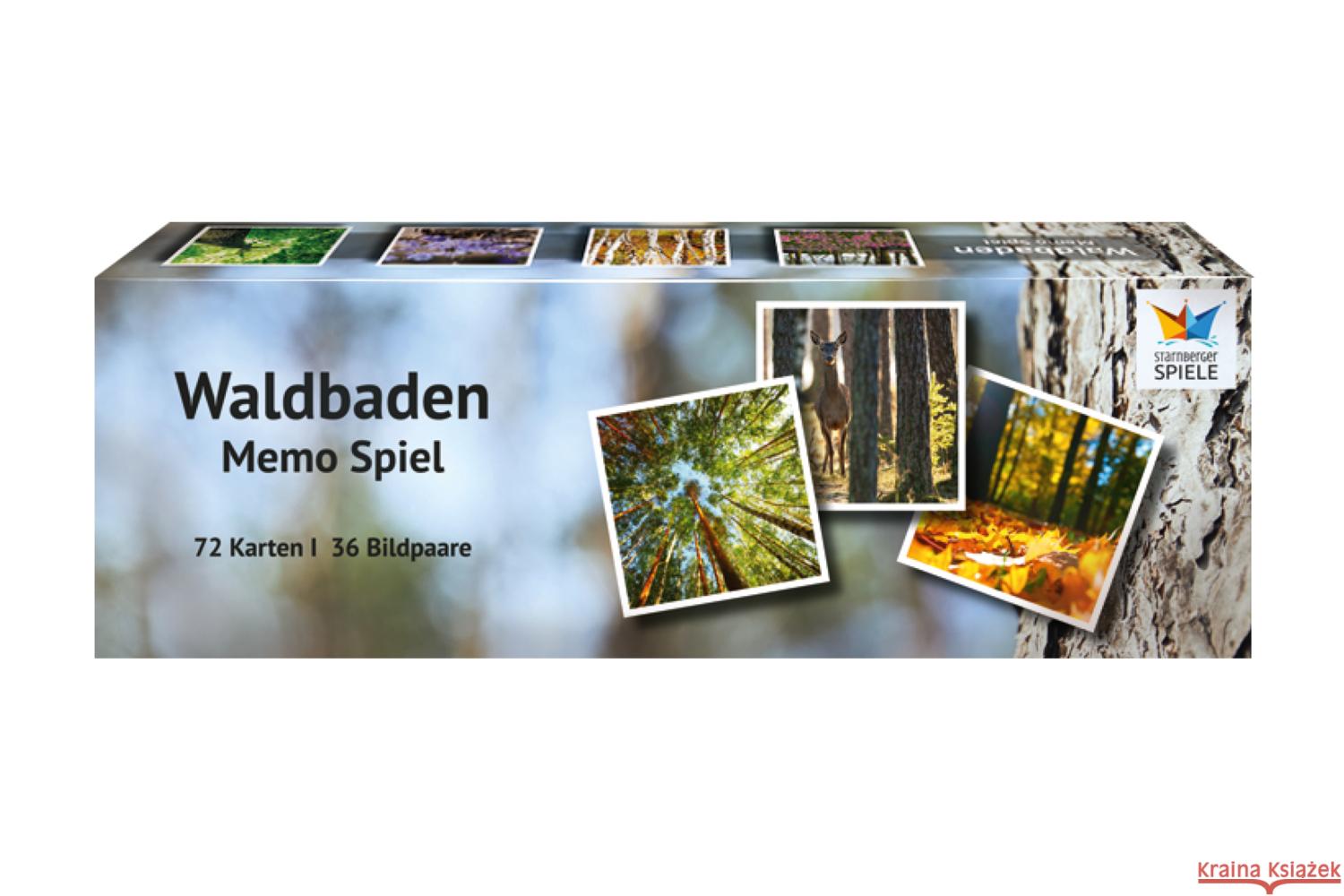 Waldbaden Memospiel Philippeit, Tanja 4260472860502 Starnberger Spiele