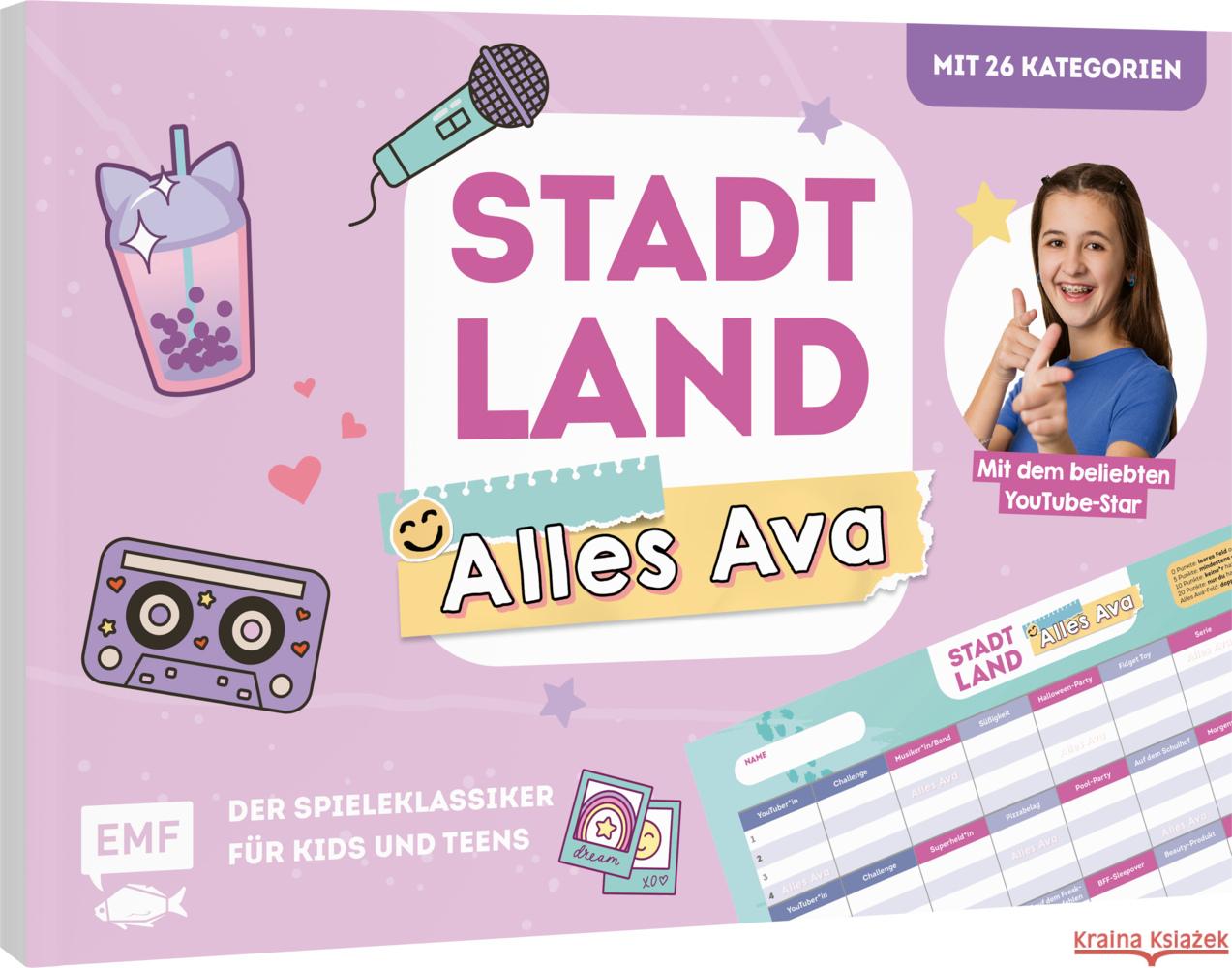 Stadt, Land, Alles Ava - Der Spieleklassiker für Kids und Teens Alles Ava 4260478341982