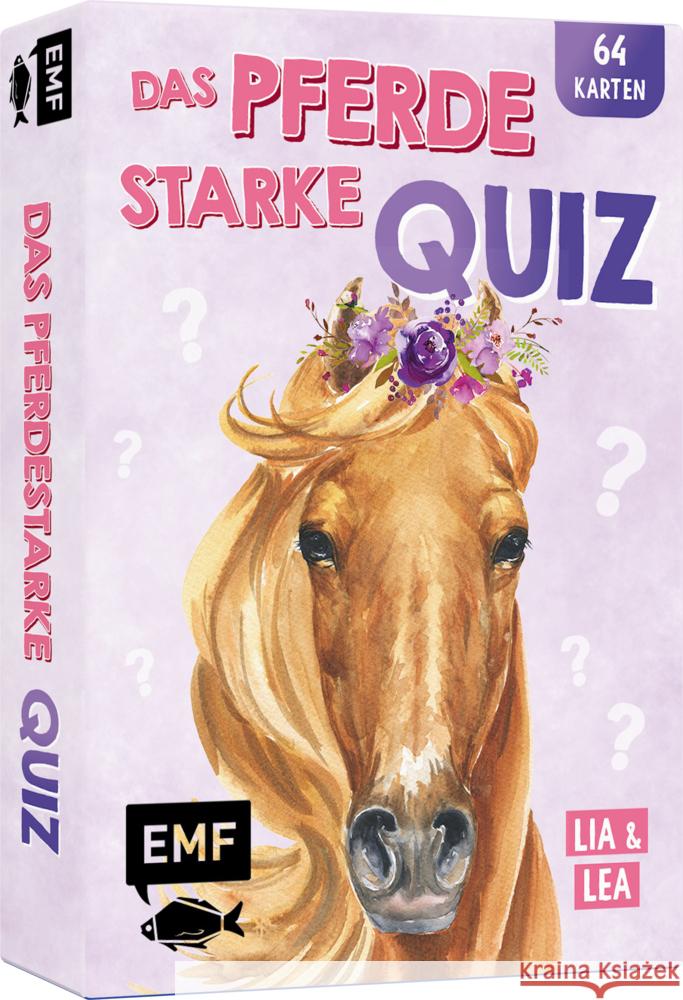 Kartenspiel: Das pferdestarke Quiz von den beliebten Social-Media-Stars Lia und Lea - # ponylife Schirdewahn, Lea, Beckmann, Lia, Kessel, Carola von 4260478342194 Edition Michael Fischer