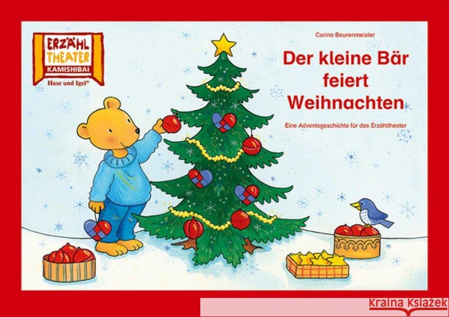 Kamishibai: Der kleine Bär feiert Weihnachten : 7 Bildkarten für das Erzähltheater Beurenmeister, Corina 4260505830601 Hase und Igel