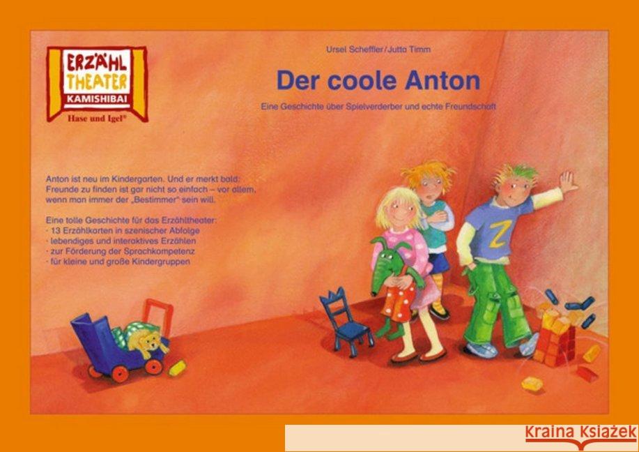 Kamishibai: Der coole Anton : Eine Geschichte über Spielverderber und echte Freundschaft. 13 Bildkarten für das Erzähltheater Scheffler, Ursel 4260505830847 Hase und Igel