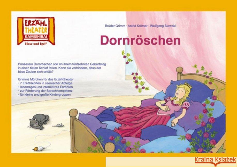 Kamishibai: Dornröschen : 7 Bildkarten für das Erzähltheater Grimm, Jacob 4260505830991 Hase und Igel
