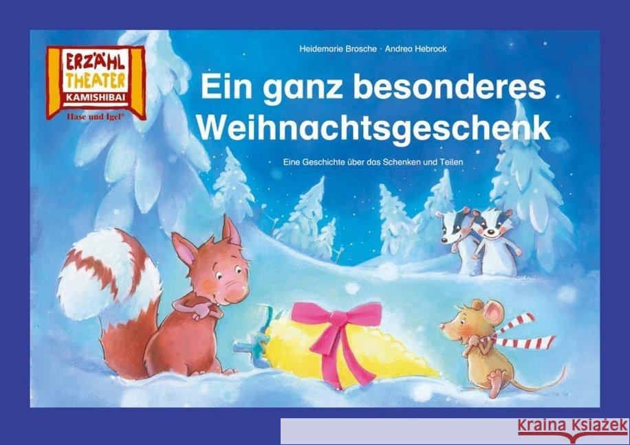 Kamishibai: Ein ganz besonderes Weihnachtsgeschenk Brosche, Heidemarie, Hebrock, Andrea 4260505831141 Hase und Igel