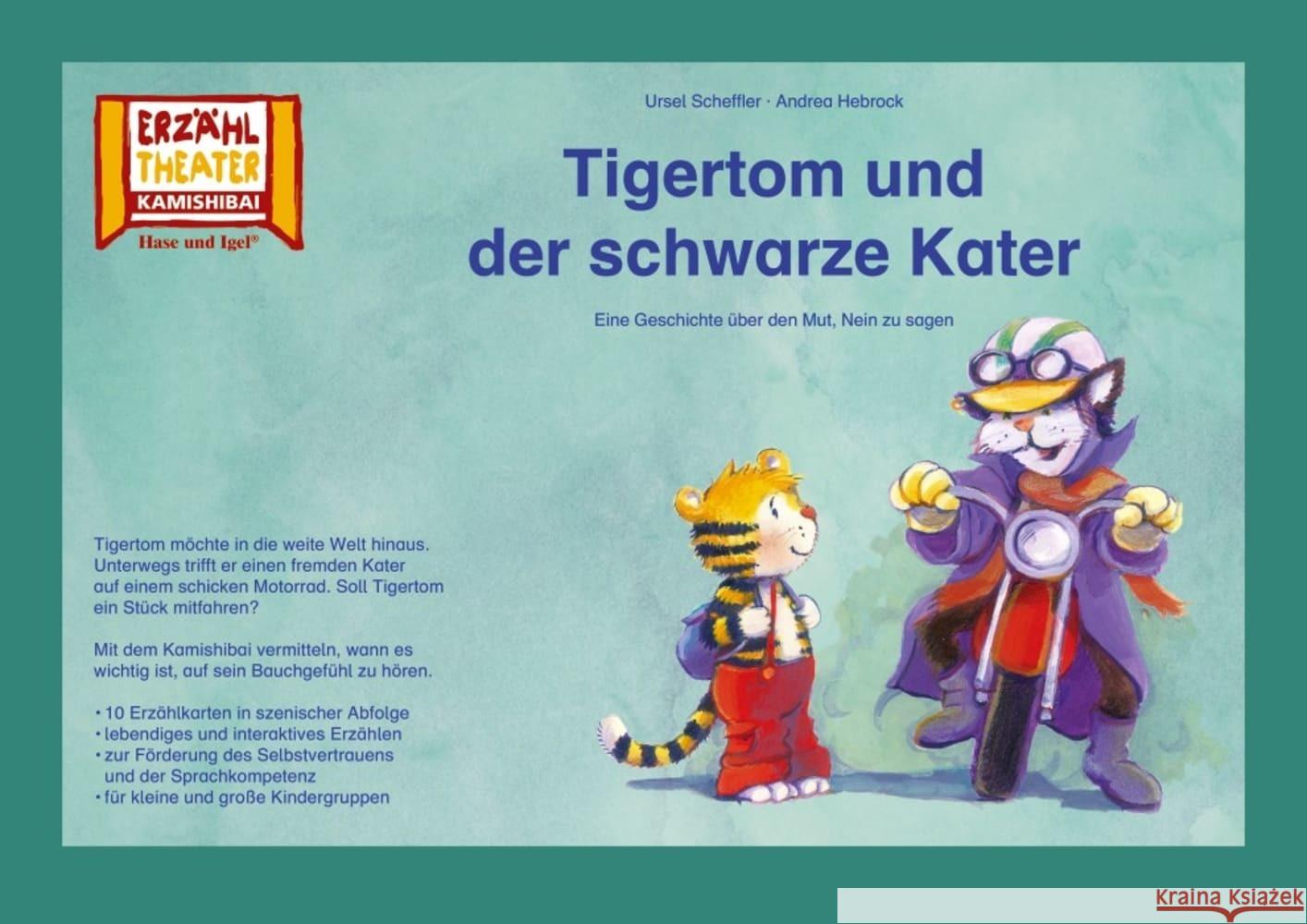 Kamishibai: Tigertom und der schwarze Kater : 10 Bildkarten für das Erzähltheater Scheffler, Ursel 4260505831424