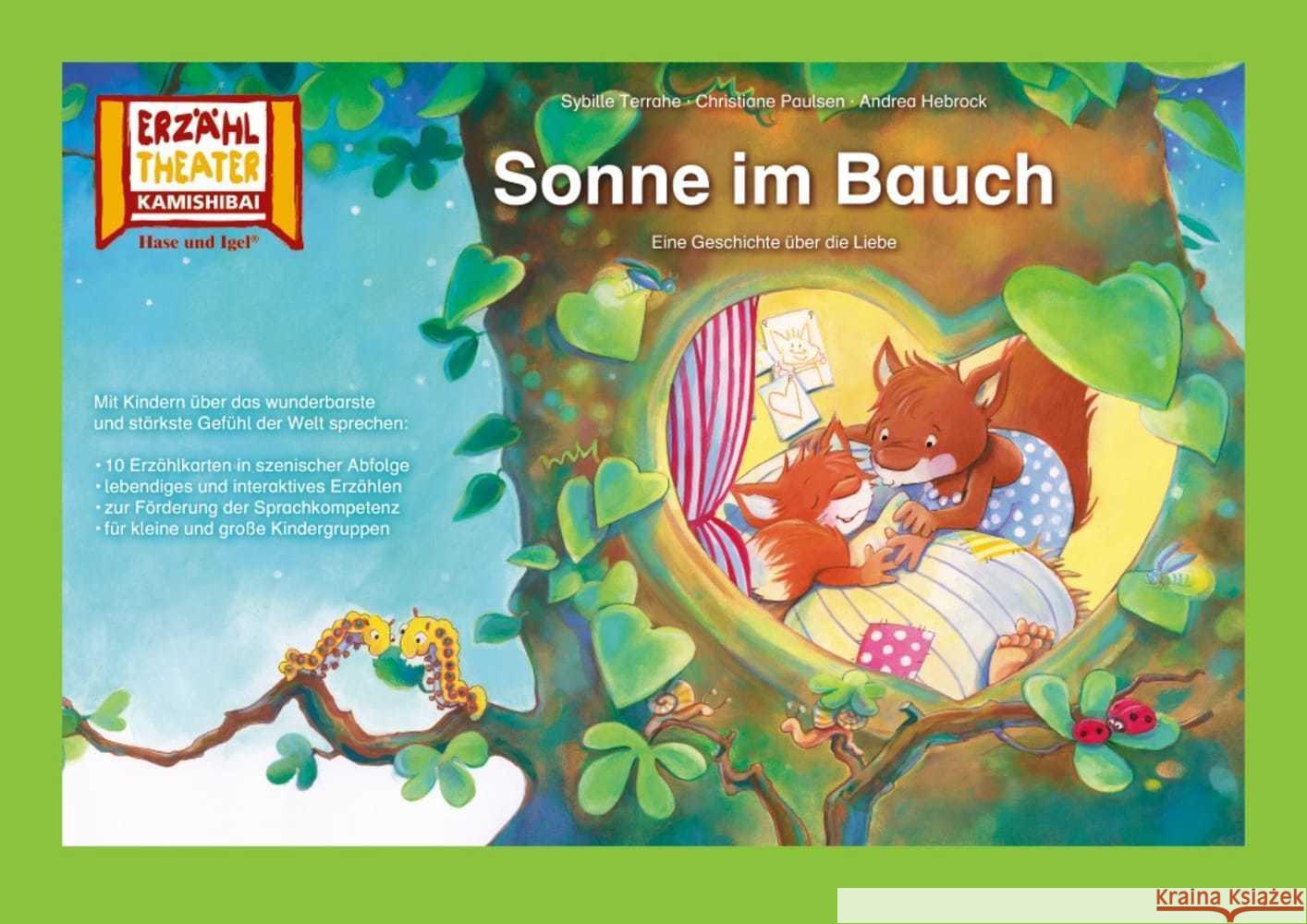 Kamishibai: Sonne im Bauch : 10 Bildkarten für das Erzähltheater Paulsen, Christiane, Terrahe, Sybille 4260505831448 Hase und Igel