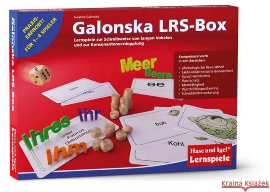 Galonska LRS-Box : Lernspiele zur Schreibweise von langen Vokalen und zur Konsonantenverdopplung Galonska, Susanne 4260505835101