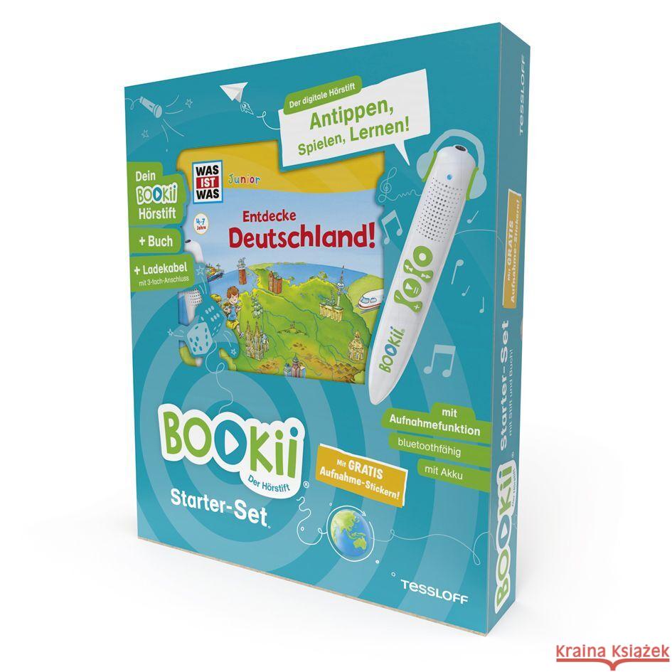 BOOKii® Starter-Set WAS IST WAS Junior Entdecke Deutschland! Oftring, Bärbel, Kaiser Claudia, Martin Lickleder 4260588290415