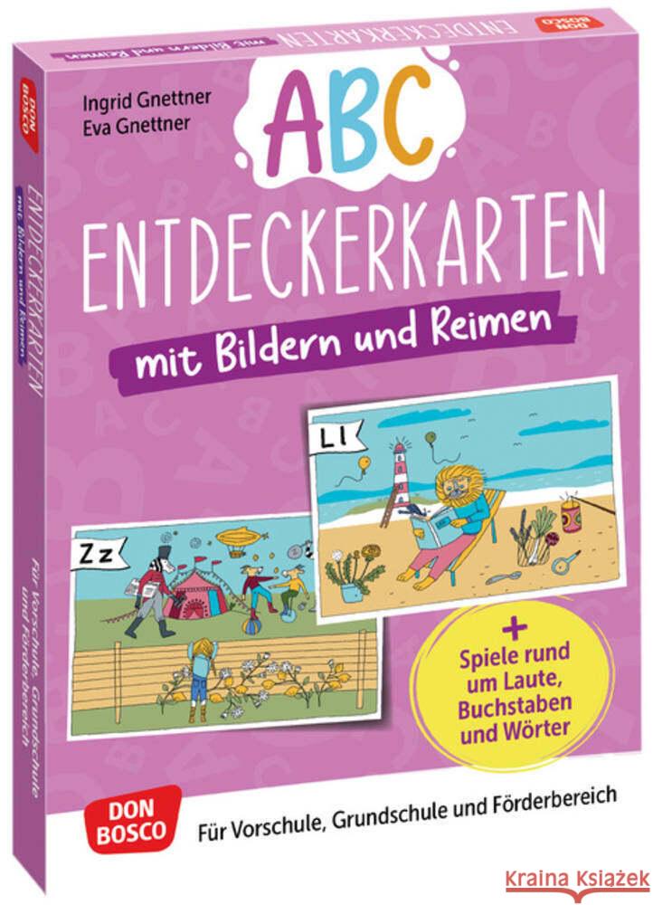 Abc-Entdeckerkarten mit Bildern und Reimen Gnettner, Ingrid 4260694921715 Don Bosco Medien