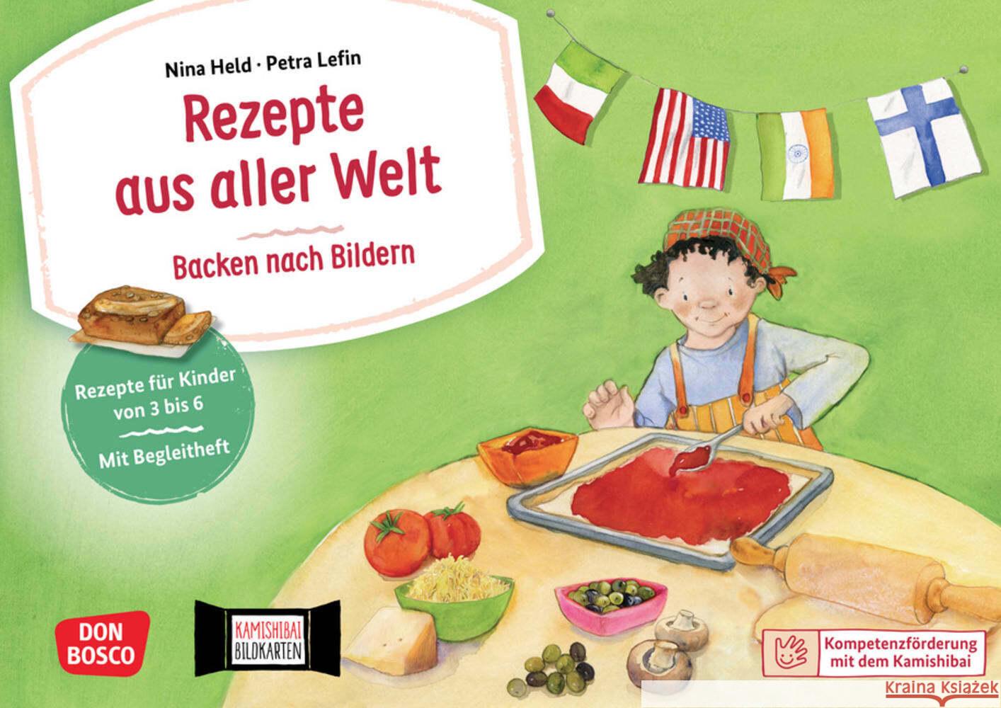 Rezepte aus aller Welt: Backen nach Bildern. Kamishibai Bildkartenset Held, Nina 4260694922118