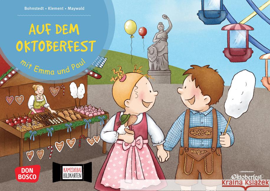 Auf dem Oktoberfest mit Emma und Paul. Kamishibai Bildkartenset Klement, Simone, Maywald, Eva-Maria 4260694922415 Don Bosco Medien