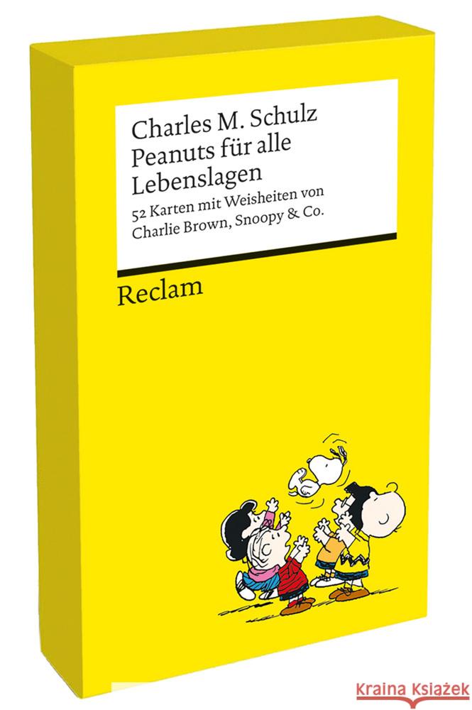 Peanuts für alle Lebenslagen (Kartenbox) Schulz, Charles M. 4262461870080 Reclam, Ditzingen