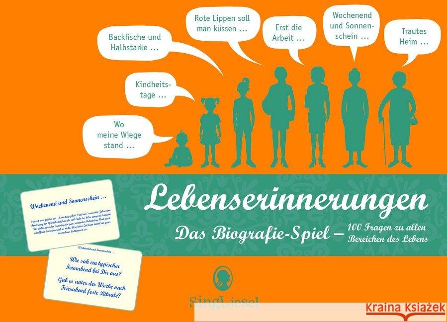 Lebenserinnerungen: Das Biografie-Spiel : 100 Fragen zu allen Bereichen des Lebens Paul, Linus 4280000809414