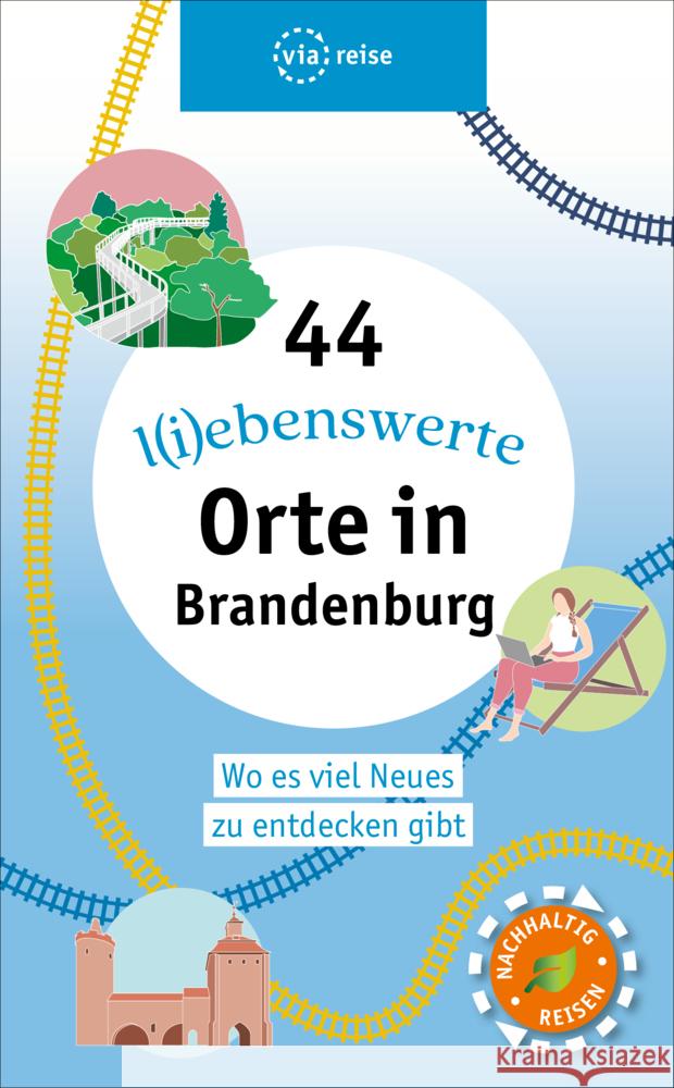 44 l(i)ebenswerte Orte in Brandenburg Wiebrecht, Ulrike 9783949138157 ViaReise - książka