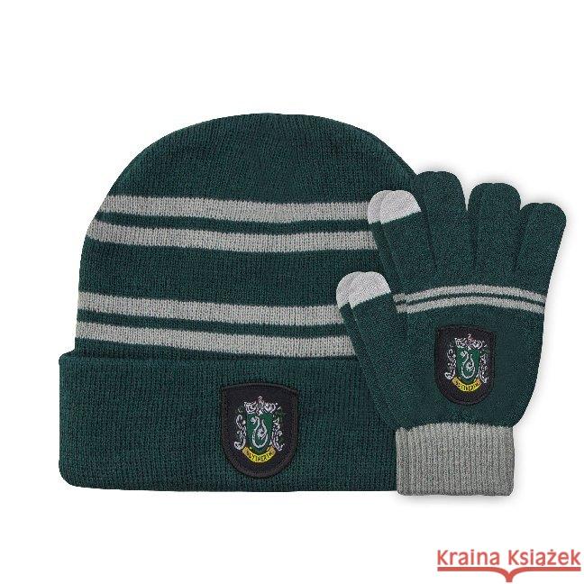 Harry Potter Kids Beanie & Handschuhe Set Slytherin Rowling, J. K. 4895205601208 Cinereplicas