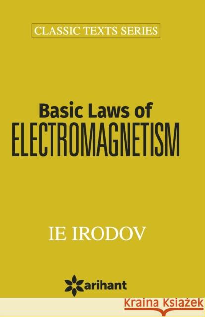 49011020Basic Laws Of Electromegnitism Unknown 9789350943182 Arihant Publication India Limited - książka