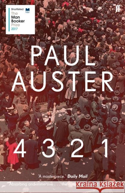 4 3 2 1 Auster, Paul 9780571324651 Faber & Faber - książka