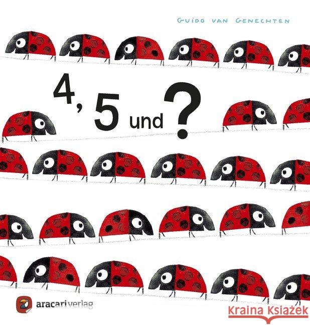4, 5 und ? : Bilderbuch Genechten, Guido van 9783905945645 Aracari - książka