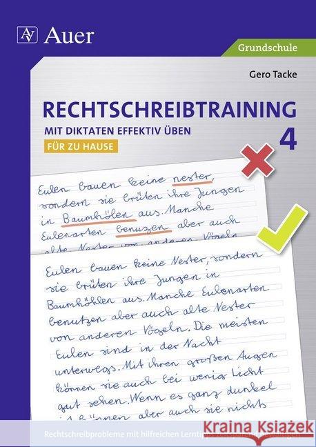 4. Klasse, für zu Hause Tacke, Gero 9783403070894 Auer Verlag in der AAP Lehrerfachverlage GmbH - książka