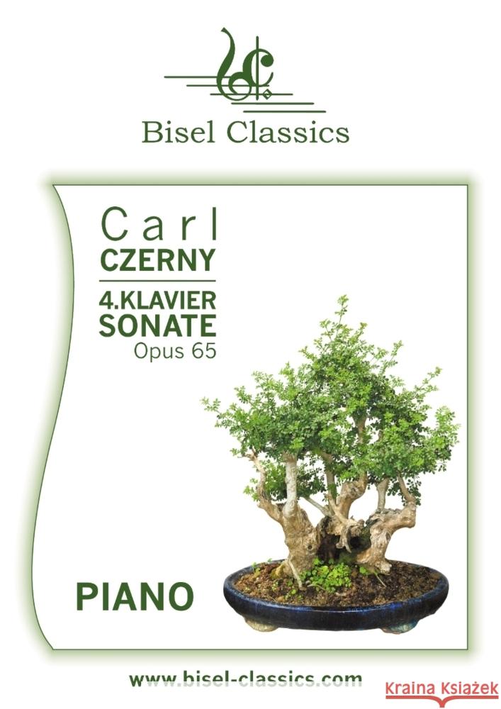 4. Klaviersonate, Opus 65 Czerny, Carl 9783384510327 Bisel Classics - książka