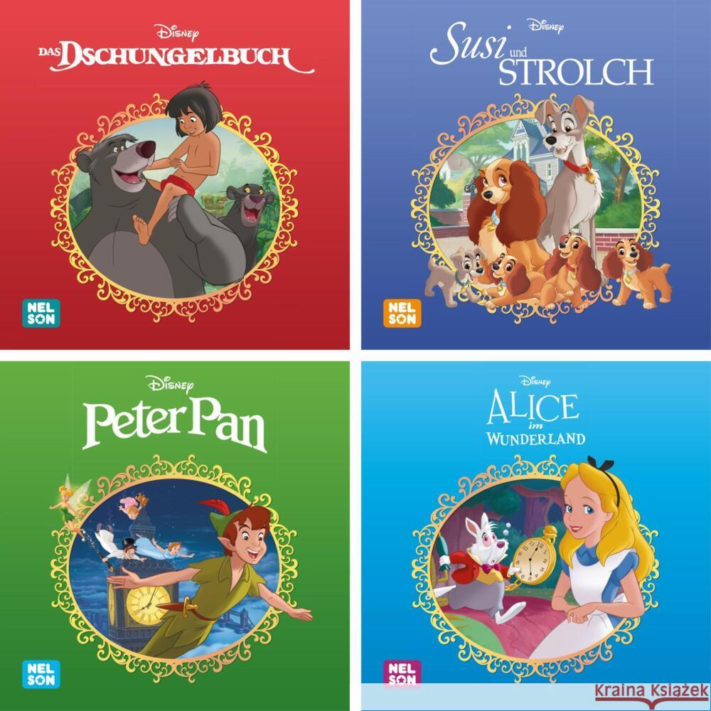 4er-Set Maxi-Mini 41: Disney Klassiker  9783845124636 Nelson - książka