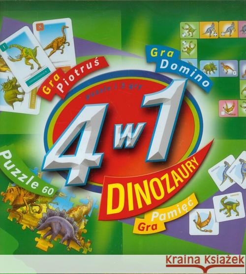 4w1 Dinozaury ALEX  5906018005561 Z.P. Alexander - książka