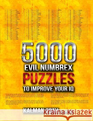 5000 Evil Numbrex Puzzles to Improve Your IQ Kalman Tot 9781494350338 Createspace - książka