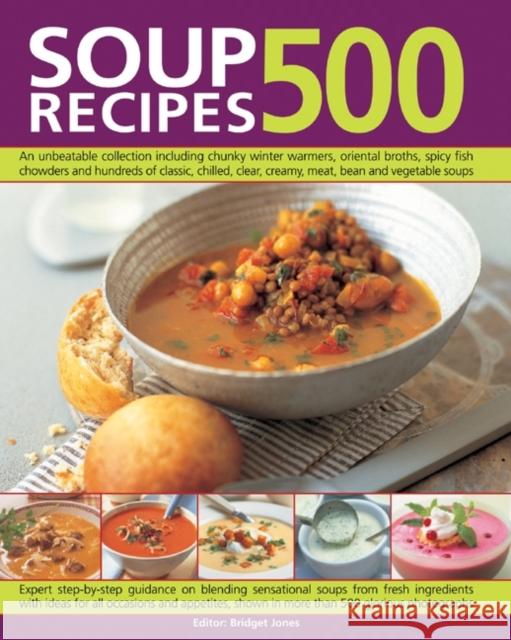 500 Soup Recipes Bridget Jones 9781780191584  - książka